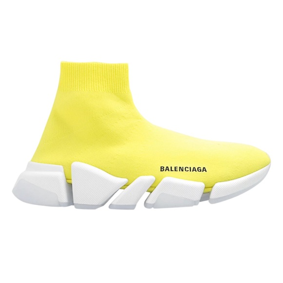 NWT Balenciaga Wmns Speed 2.0 Sneaker Light Yellow - Picture 1 of 8